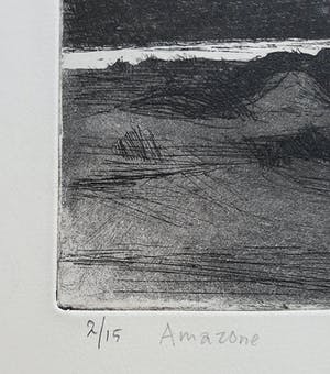 Henk Huig - Amazone, aquatint ets kopen? Bied vanaf 40!