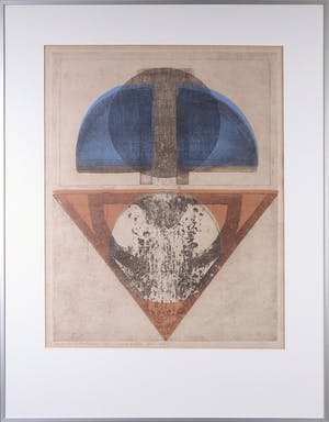 Peter Nafzger - Ets/aquatint/houtsnede, uit serie: Verhalende beelden - Ingelijst kopen? Bied vanaf 1!