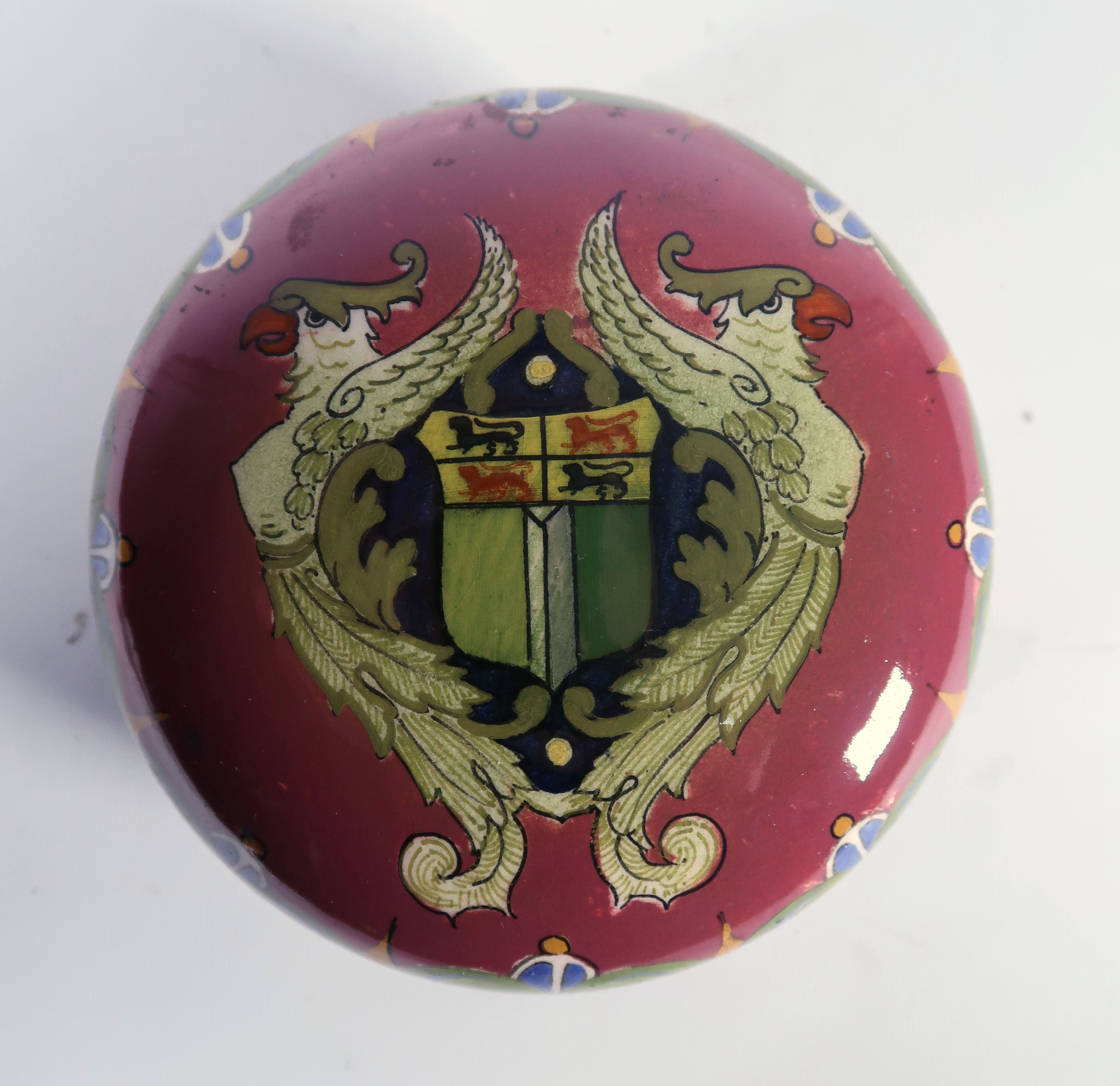 Plateelbakkerij Zuid-Holland - Plateel en aardewerk, Lot van drie objecten kopen? Bied vanaf 1!