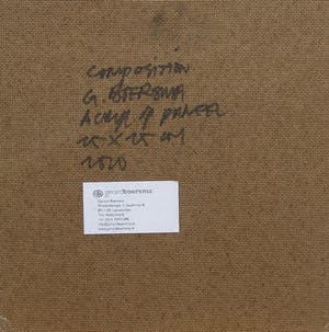 Gerard Boersma - Composition (Vrouw kijkend naar schilderij van Bart van der Leck) kopen? Bied vanaf 75!