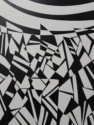 Wiesje van Dam - Abstract mountainlandscape kopen? Bied vanaf 49!