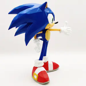 Richard Orlinski - SONIC THE HEDGEHOG – 35-jährige Jubiläum – Skulptur – LIMITED EDITION kopen? Bied vanaf 270!