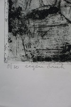 Jan Montyn - ets: Compositie I - 1964 kopen? Bied vanaf 115!