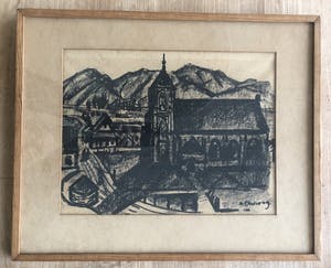 Niet of onleesbaar gesigneerd - Bergdorp kopen? Bied vanaf 1!