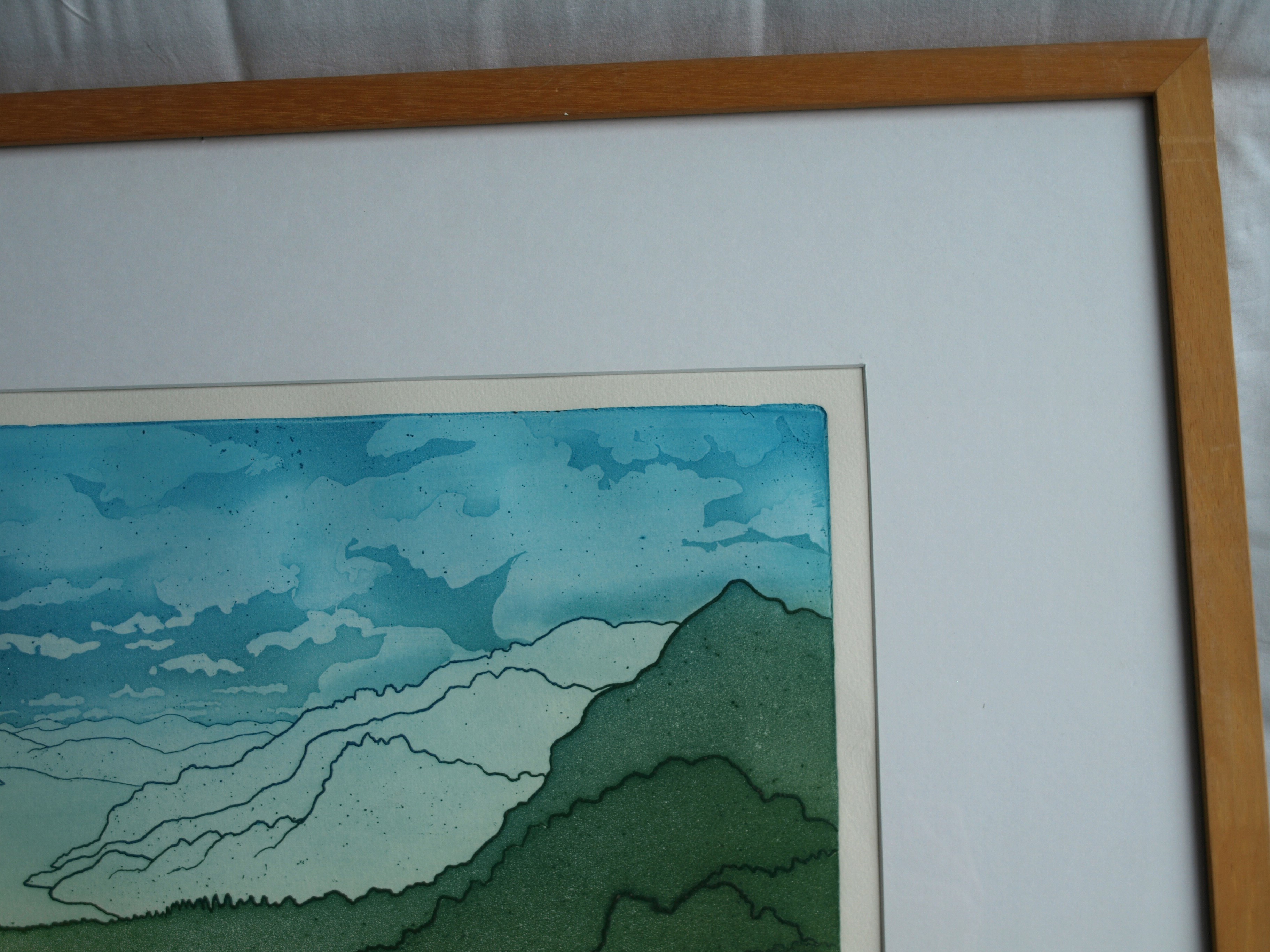 Sjoerd Bakker - Ets en aquatint , Hakone – gesigneerd & ingelijst - 1979  kopen? Bied vanaf 1!