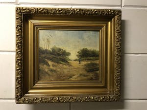 Elias Stark - Duinlandschap met persoon kopen? Bied vanaf 75!