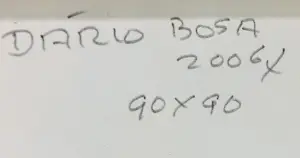 Dario Bosa - Acryl op doek, Drie figuren kopen? Bied vanaf 150!