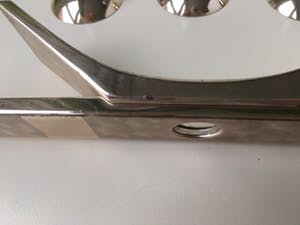 WMF - IKORA - verzilverde kaarsen standaard - met label en inscriptie kopen? Bied vanaf 39!