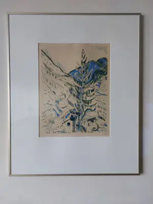 Jan Wiegers - Sneeuwlandschap in Graubunden kopen? Bied vanaf 125!