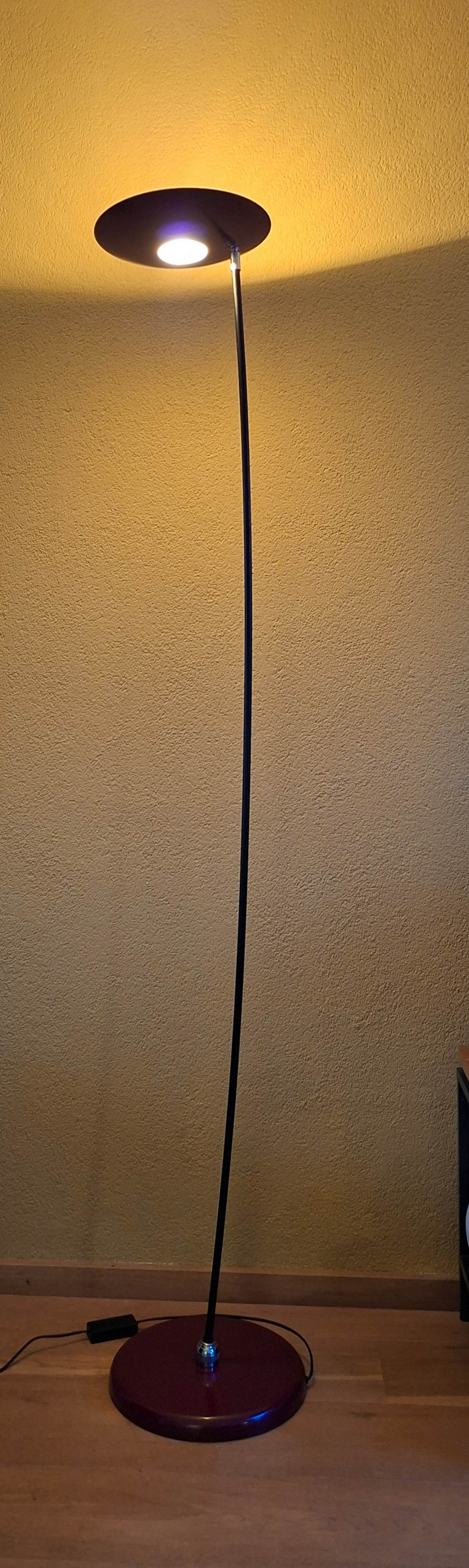 Hala - Vintage Hala Zeist rode vloerlamp, uplighter. Designer Herman Busquet kopen? Bied vanaf 275!