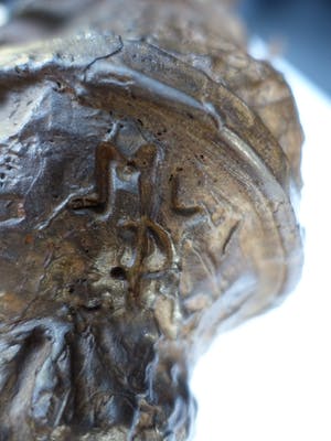 Brons (Onbekend) - "verbonden" Uniek beeld!! kopen? Bied vanaf 10!