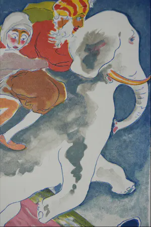 Kees van Dongen - Houtgravure - L'Éléphant Blanc kopen? Bied vanaf 50!