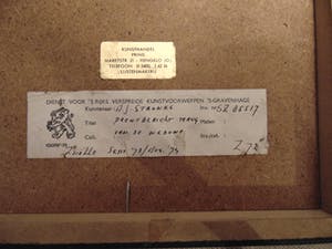 Arie Stronks - Prentbericht terug van de weduwe kopen? Bied vanaf 50!