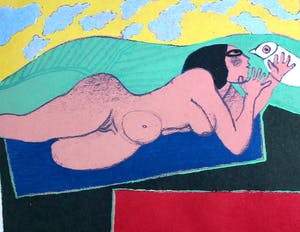 Corneille - Ingelijste litho: laatste proefdruk - 1985 kopen? Bied vanaf 150!