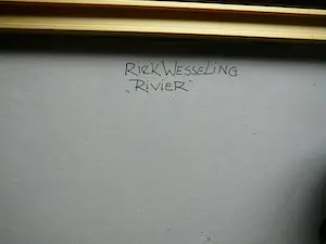 Riek Wesseling - Rivier -droge naald gravure- kopen? Bied vanaf 60!