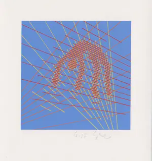 Willem F. Wagner - e.a: zes handgesigneerde zeefdrukken: Abstracte Composities kopen? Bied vanaf 29!