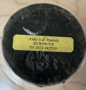 Anke van der Kwaak - Roze Raku gestookte kunst keramische vaas of urn kopen? Bied vanaf 1!