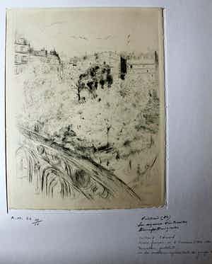 Eduard Vuillard - le square Vintimille verkocht voor € 160!