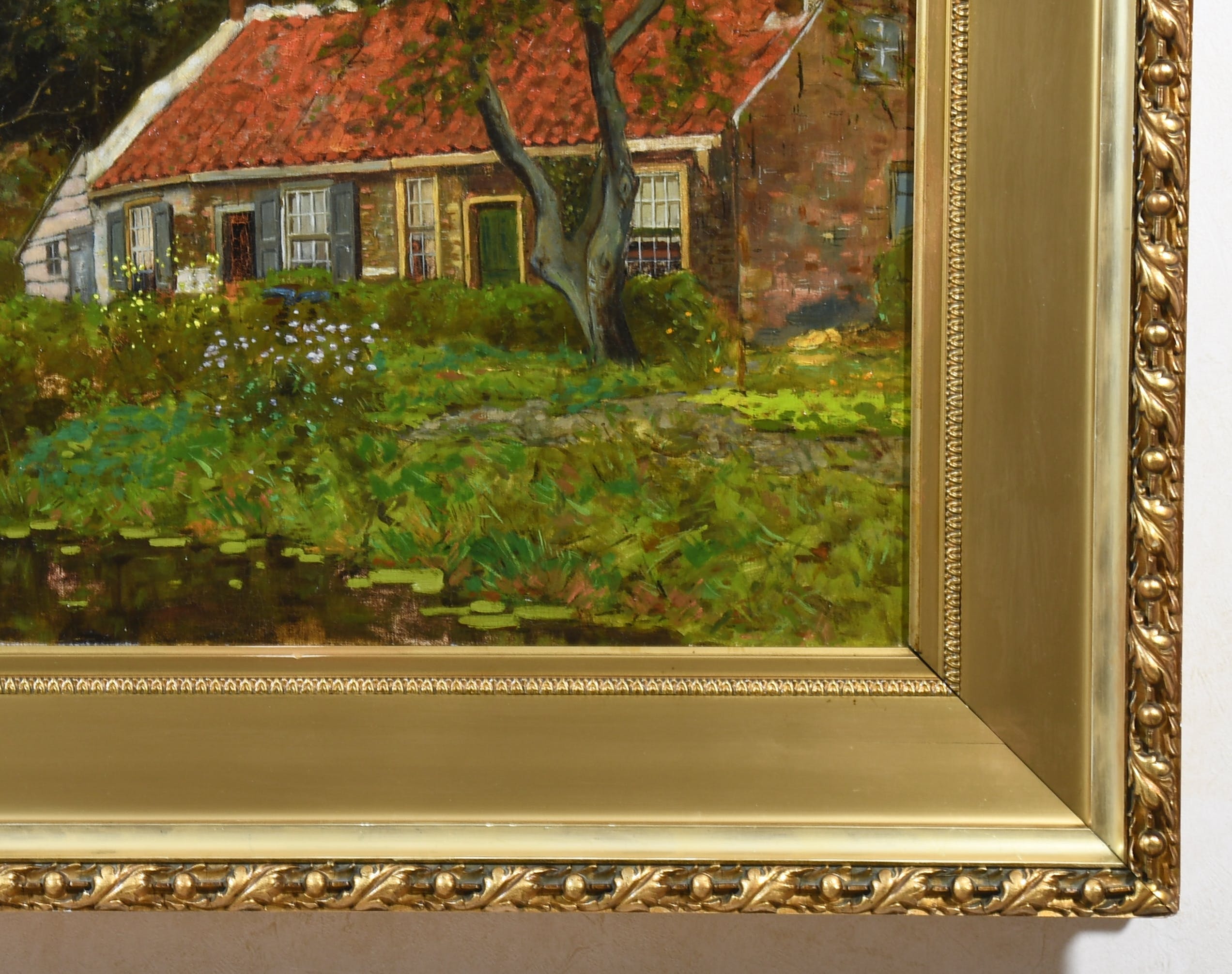 Johan Pieter van Strijen - "Duinhuisje"bij Oostvoorne - Landschap -Olieverf - Toegeschreven  kopen? Bied vanaf 145!