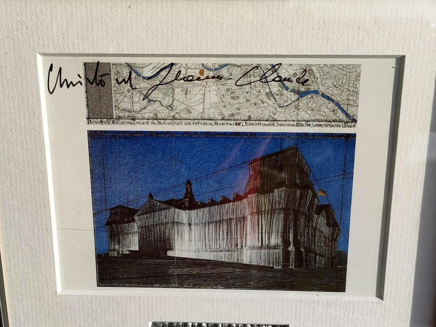 Christo - Ingepakte Reichstag, Project for Berlin verkocht voor € 95!