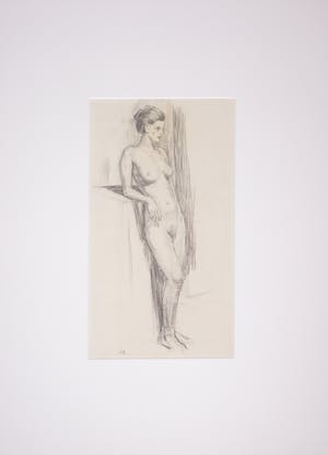 Wim Steijn - Tekening, Staand naakt kopen? Bied vanaf 40!