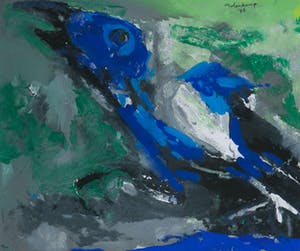 Nico Molenkamp - Zeefdruk, Vlucht - Ingelijst kopen? Bied vanaf 100!