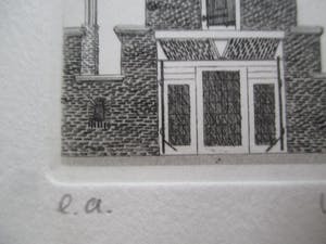 Chris van Otterloo - Ets gesigneerd kopen? Bied vanaf 15!