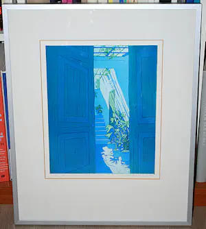 Lucie Meulendijks - Een Spaans binnenplaatsje - kleurenets - oplage 100 kopen? Bied vanaf 60!