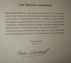 Frans Masereel - Das Gesicht Hamburgs kopen? Bied vanaf 75!