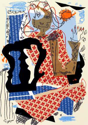 Kees Salentijn - zeefdruk -1997 verkocht voor € 49!