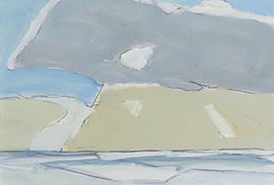 Paul Overhaus - Gouache op papier, Zeegezicht - Ingelijst kopen? Bied vanaf 35!
