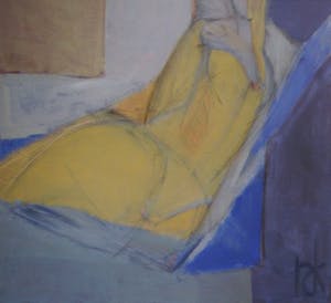 Ria Krieken, van - groot doek - 'Rusten" kopen? Bied vanaf 60!