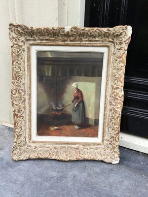 Hendrikus van Langen - C4758, Genrestuk kopen? Bied vanaf 75!