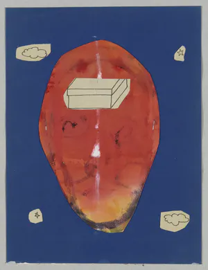 Len 't Hoen - Collage / gemengde techniek, Zonder titel kopen? Bied vanaf 1!