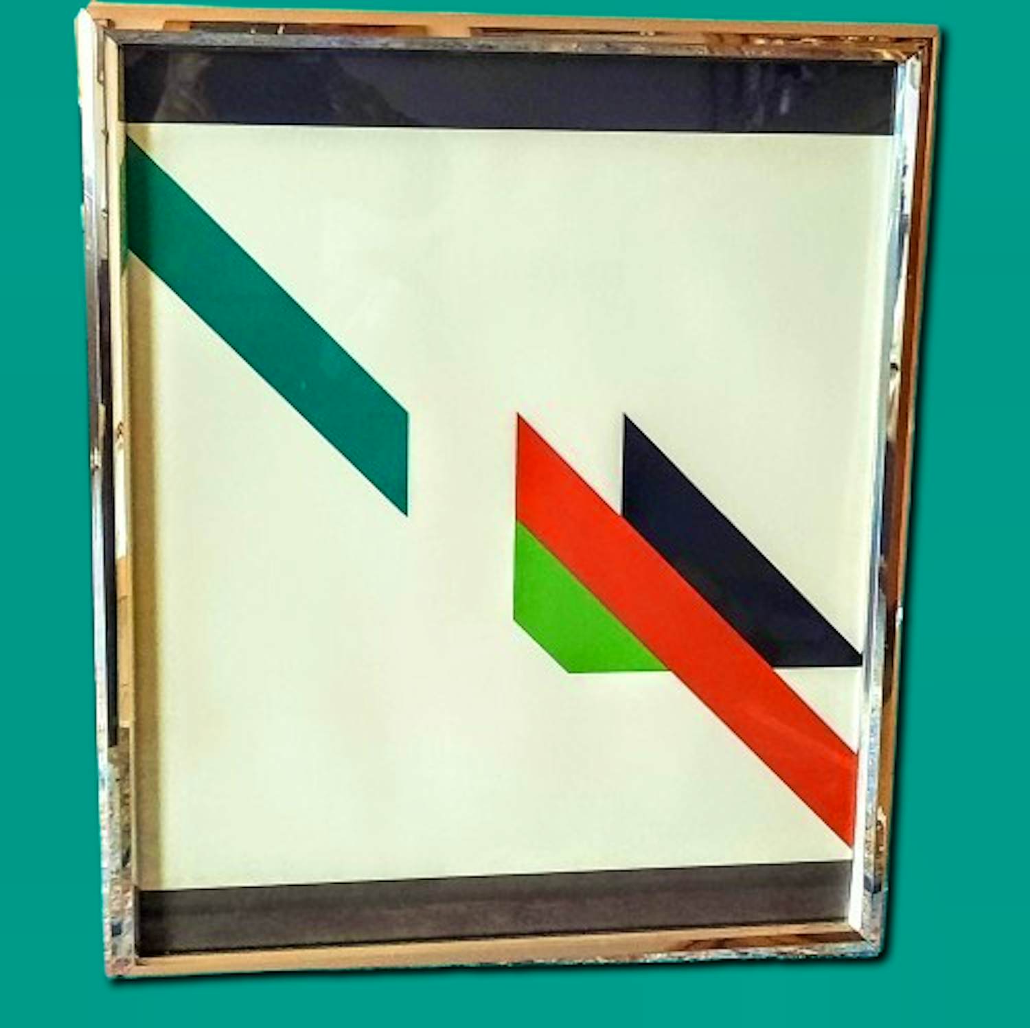 Horst Scheffler - Kunstdruck Abstrakte Composition 1971 handsigniert nummeriert 36/75 mit Rahmen kopen? Bied vanaf 320!