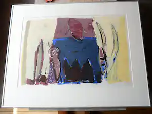 Piet Warffemius - Piet Warffemius, Zeefdruk, titel Het Masker uit 1989 verkauft für € 35!