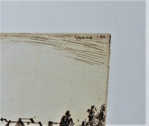 Herman Heuff - - Veere - - ets 1920 kopen? Bied vanaf 50!