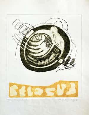 Jan Montyn - “Zodiac” eigendruk verkocht voor € 70!