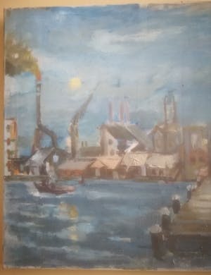 Niet of onleesbaar gesigneerd - Haven in bedrijf. kopen? Bied vanaf 1!