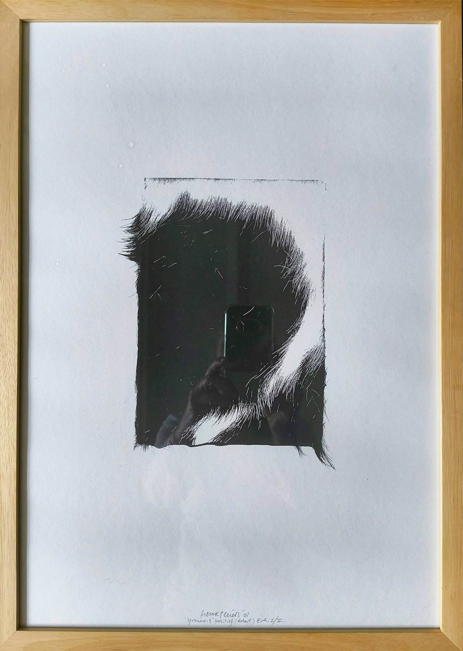 Henk Peeters - 'yvonne-3' positief (detail) verkocht voor € 250!