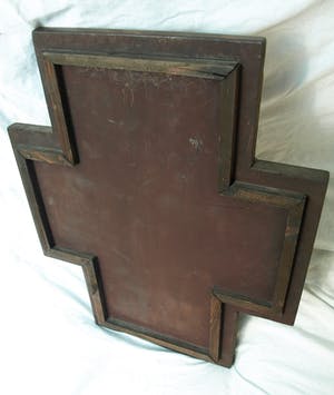 Klaas Pijlman - Chamotte / Aardewerk op paneel , Duif & Pax Christi - ca. 1970 kopen? Bied vanaf 25!