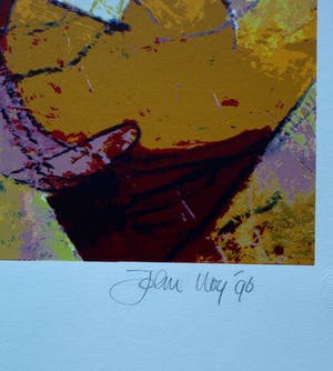 John Noy - Zeefdruk: geometrische compositie (laatste exemplaar!) kopen? Bied vanaf 50!