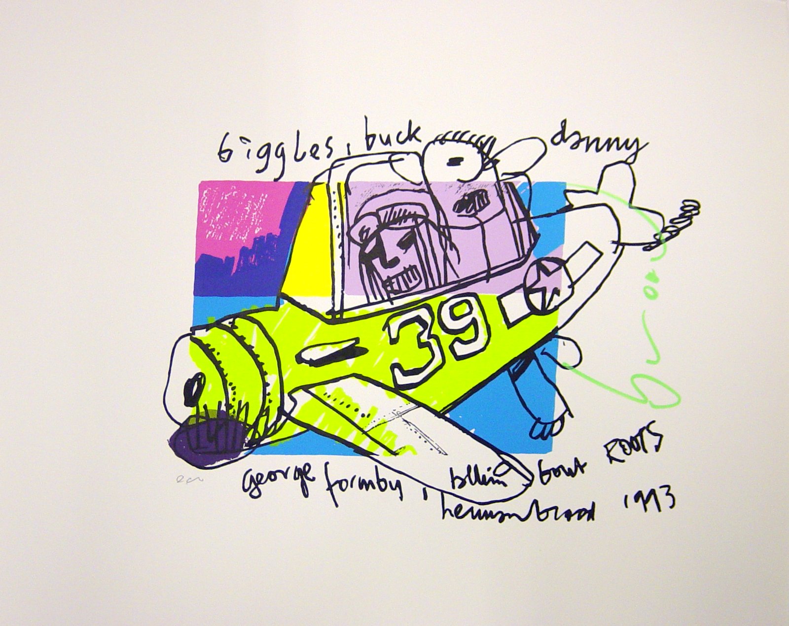 Herman Brood - Biggles buck danny verkocht voor € 125!