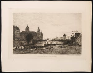 Alfred Alexandre Delauney - Gravure, Paturage + Ets Alfred Alexandre Delaunay - Pont Louis Philipe kopen? Bied vanaf 10!