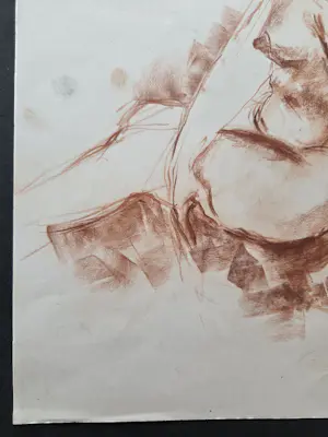 AcheterTheo Beerendonk - Naakt. Portret vrouw. Roodkrijt.? Enchérissez de 59!