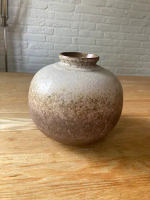 Strehla VEB - Ronde vaas Strehla Keramik (DDR/Oost-Duitsland) circa 1970 kopen? Bied vanaf 38!