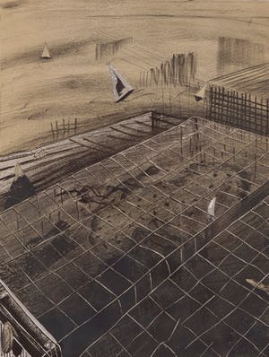 Wim Jonkman - Hindernis - 1982 - oplage 17/100 - Lithografie op papier kopen? Bied vanaf 20!