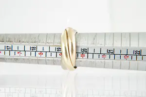 08 - Mooie 14 krt gouden tricolor Trinity designring - Cartier model kopen? Bied vanaf 310!