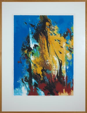 Mattie Schilders - Zeefdruk, In het licht van een vroege ochtend - Ingelijst (Groot) kopen? Bied vanaf 1!