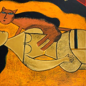 Corneille - Femme et chat kopen? Bied vanaf 425!